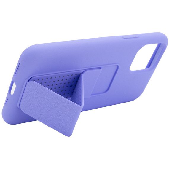 Чохол Silicone Case Hand Holder для Apple iPhone 11 Pro (5.8") Бузковий/Dasheen | Зображення 3