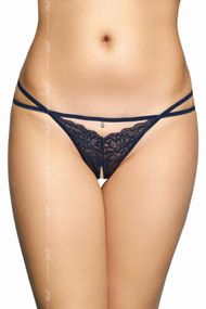 Стрінги з вирізом Softline G-String 2496 Сині M/L