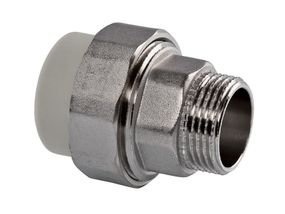 Американка з зовнішньою різьбою PPR Ø40x11/4" сірий колір ASCO® 1/50 шт