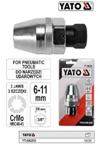 Экстрактор винтов и шпилек YATO Польша 3/8" Ø=6-11 мм YATO YT-06255