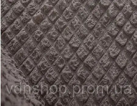 Комплект чохлів на стільці без оборки 6 штук (капучино) | Зображення 2