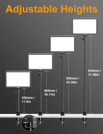 VIJIM K20 Professional Key Light – студійне LED-освітлення для стрімінгу та відеозйомки | Зображення 6