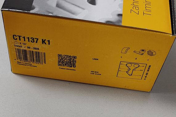 Комплект ГРМ (ремень и ролики) ВАЗ 2170 ПРИОРА, 1118 КАЛИНА, 2190 ГРАНТА 16 клап. мотор Contitech | Зображення 2