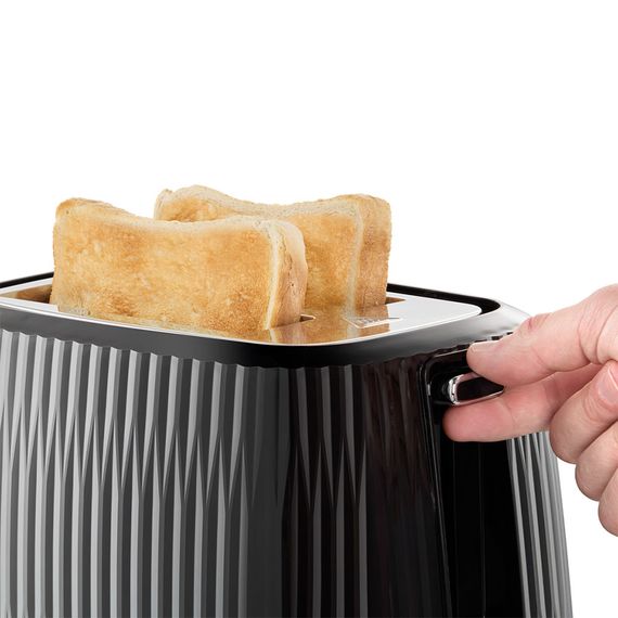 Тостер Russell Hobbs Eden 800Вт, пластик, підігрів, розморожування, чорний (27371-56) | Зображення 3