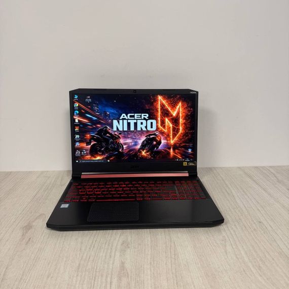 Игровой ноутбук Б-класс Acer Nitro 5 AN515-54 / 15.6" (1920x1080) IPS / Intel Core i7-9750H (6 (12) ядра по 2.6 - 4.5 GHz) / 16 GB DDR4 / 512 GB SSD / nVidia GeForce RTX 2060, 6 GB GDDR6, 192-bit / WebCam б/у | Зображення 1