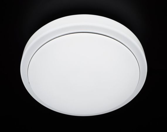 Сучасний круглий світильник стельовий LED для кімнати кухні ванної 26566 Білий 8х26х26 см. | Зображення 1