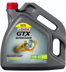 Моторна олива Castrol GTX Ultraclean A3/B4 10W-40 4л.