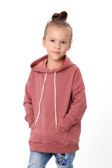 Худі для дівчинки Носи своє 116 Темно-рожевий (p-13636-208650)