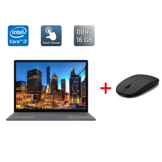 Ультрабук Б-клас Microsoft Surface Laptop 4 / 15" (2496x1664) IPS / Intel Core i7-1185G7 (4 (8) ядра по 3.0 - 4.8 GHz) / 16 GB DDR4 / 256 GB SSD / Intel Iris Xe Graphics / WebCam / USB Type-C б/в + Подарунок Бездротова миша / USB