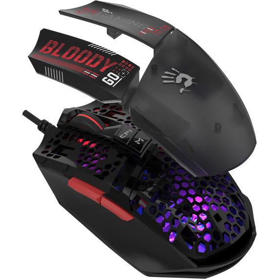 Мишка A4Tech Bloody W60 Max Mini RGB Activated USB Honeycomb (Bloody W60 Max Mini Honeycomb) | Зображення 8