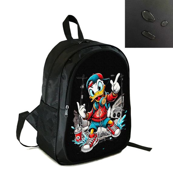 Рюкзак міський/шкільний 38×28см з принтом Дональд Дак дитячий, підлітковий, спортивний (4126)