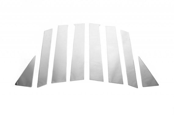 Молдинг дверних стійок (8 шт, нерж) для Fiat Freemont