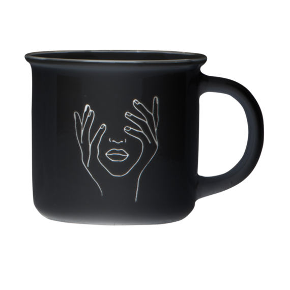 Чашка Lady in black VT-C-513370 Vittora 370 мл