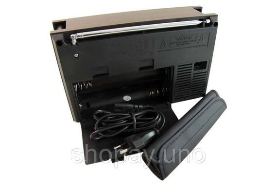 Портативний радіоприймач Golon RX-9933 з акумулятором, USB, SD, FM радіо | Зображення 1