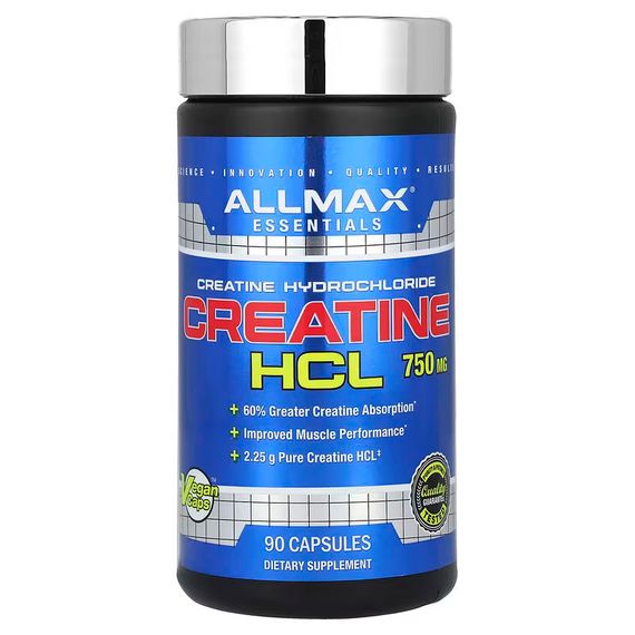Креатин AllMax Nutrition Creatine HCL 750 mg 90 Capsules