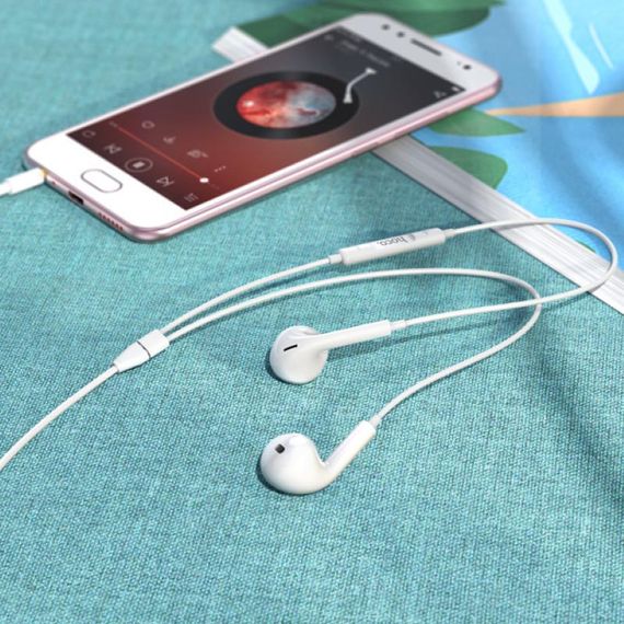 Стерео навушники Hoco M101 Max (3.5mm/1.2m) White | Зображення 2