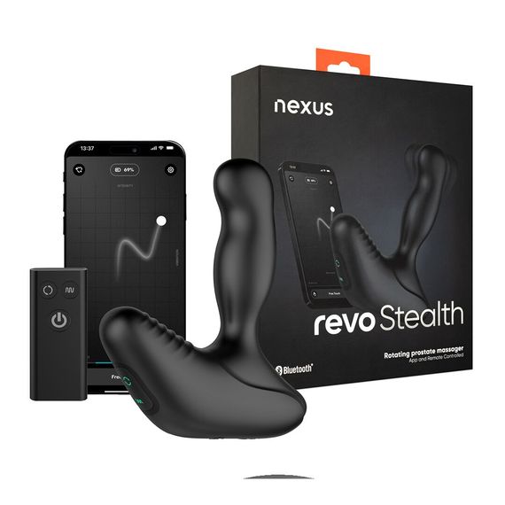 Смарт-масажер простати Nexus Revo Stealth with APP, вібрація+ротація, пульт ДУ, до 10 годин роботи | Зображення 5