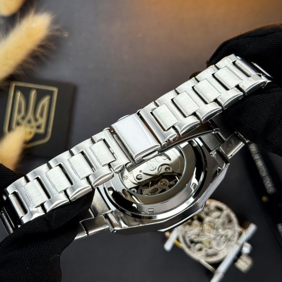 Чоловічий годинник Awarder Octagon Де би не був Silver-Black | Зображення 2