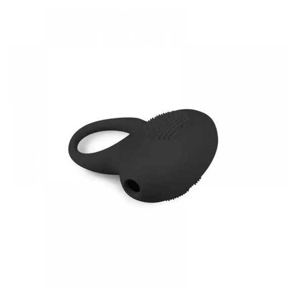 Ерекційне кільце з вібрацією Vibrating Cock Ring Black Sex Aura | Зображення 1