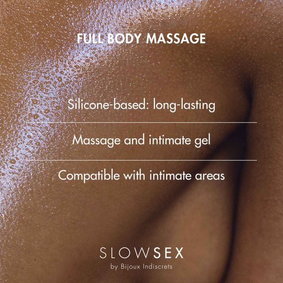 Силіконовий гель для масажу всього тіла Bijoux Indiscrets Slow Sex Full body massage | Зображення 3