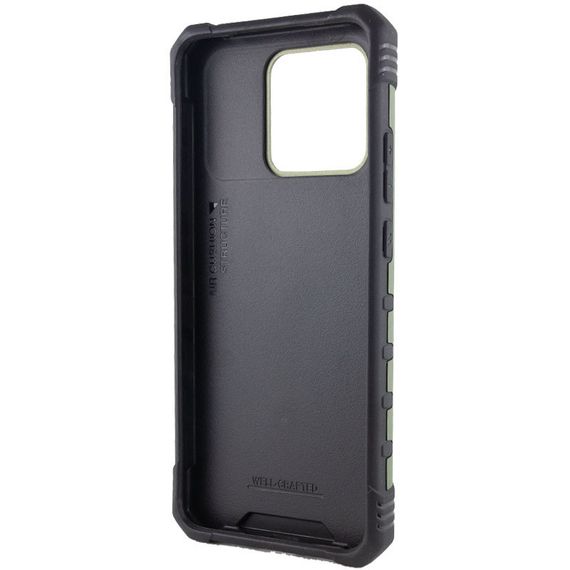 Ударостійкий чохол Pathfinder Ring для Xiaomi Redmi 10C / Poco C40 Зелений / Army Green | Зображення 2