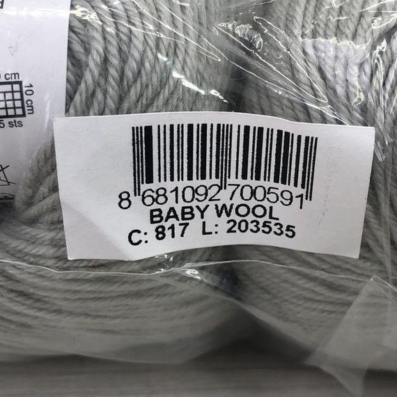 Пряжа Gazzal – Baby Wool  колір 817 | Зображення 2