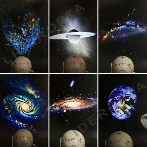 Проектор-нічник з 12 картами та пультом дистанційного керування XPRO Galaxy Projector (47754-9062_942) | Зображення 1