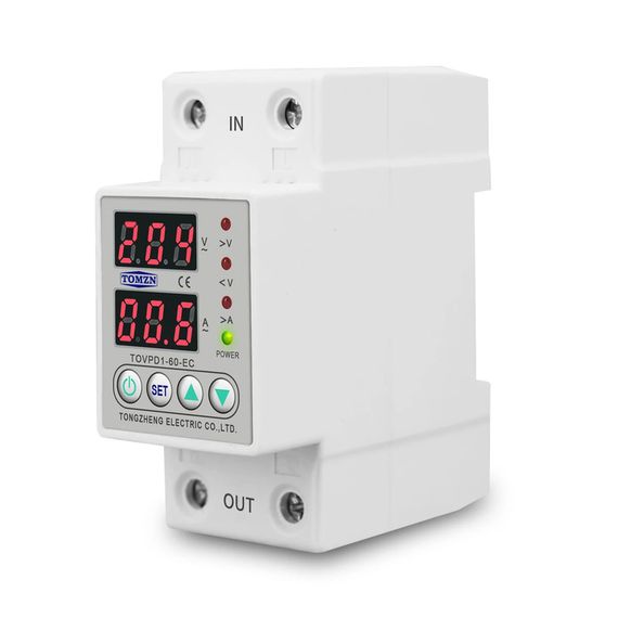 Реле напруги Захист електромережі XPRO TOVPD1-60-EC (234573614_378) | Зображення 1