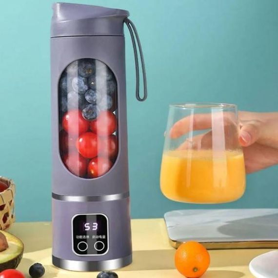 Електричний блендер HS-860 12 лез 450мл 1500 мАг HS-860 Сірий