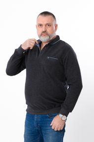 Кофта поло чоловіча Носи своє XL Сірий (p-16506-190861)