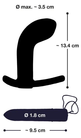 Вібромасажер простати з пультом Sex Aura | Зображення 4