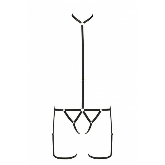 Портупея-стрепи на все тіло BRENDA black L/XL - Passion Exclusive | Зображення 4