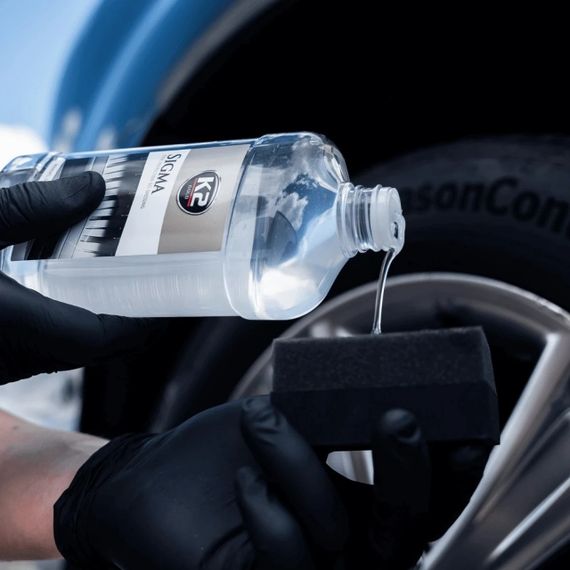 Гель для полірування та догляду за шинами K2 Sigma безбарвний 500 мл (G1571) | Зображення 2