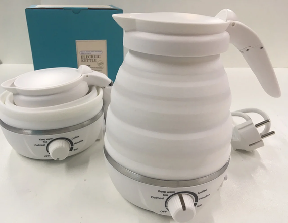 Складаний силіконовий електрочайник SmartTech Foldable Kettle 220 В 800 Вт 0.5 Л Електрочайник складний | Зображення 7