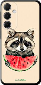 Чохол на Samsung Galaxy A55 Єнотик з кавуном "4605b-3617-2448"