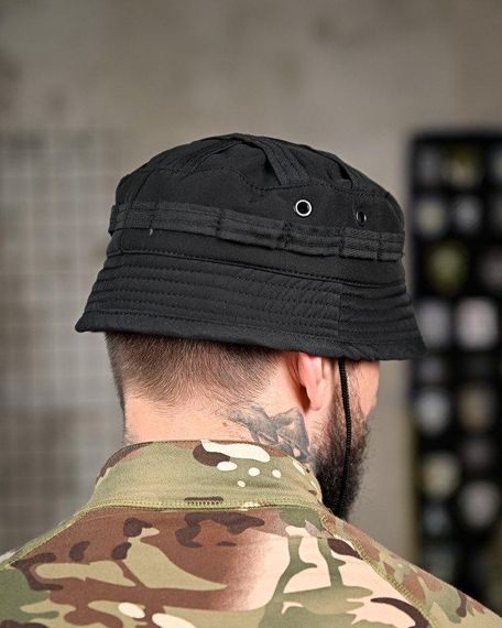 Тактична панама софтшел чорна   ПП8008 | Зображення 2