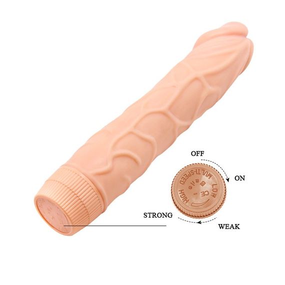 Вібратор - Barbara Bob Vibrator 8,8" Flesh Sex Aura | Зображення 7