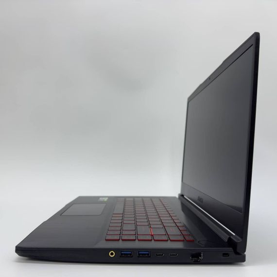 Ігровий ноутбук MSI GF65 Thin 10UE / 15.6" (1920x1080) IPS / Intel Core i7-10750H (6 (12) ядер по 2.6 - 5.0 GHz) / 16 GB DDR4 / 512 GB SSD / nVidia GeForce RTX 3060, 6 GB GDDR6, 192-bit / WebCam б/в + Подарунок Мишка та килимок | Зображення 4