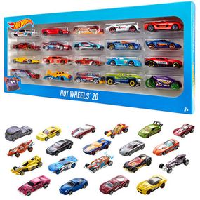 Ігровий набір H7045 Hot Wheels 20 базових машинок в асортименті, в коробці Вид 1