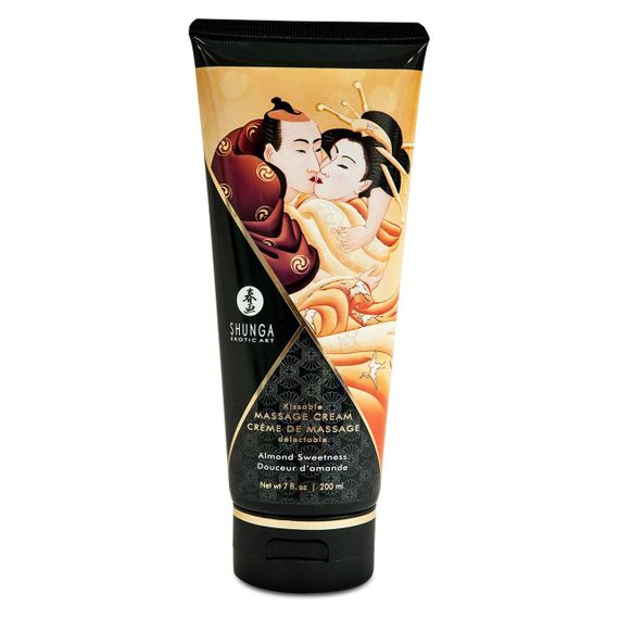Съедобный массажный крем Shunga Kissable Massage Cream - Almond Sweetness (200 мл) Sex Aura