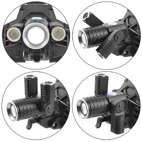 Налобний ліхтар з лінзою W602-T6-2XPE Bike / Головний ліхтарик / XP-154 Ліхтарі налобні | Зображення 7