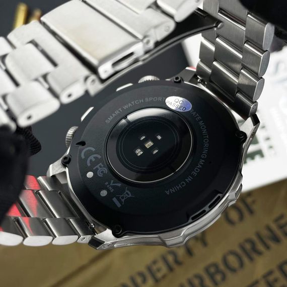 Розумний годинник Modfit Tactic Blaze Silver Steel + ремінець в подарунок | Зображення 4