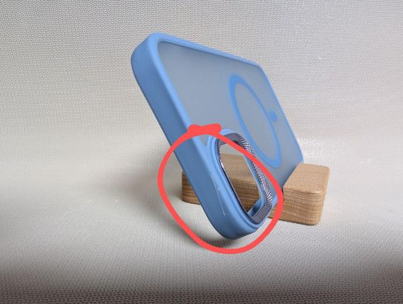 Чохол для iPhone 11 / Айфон 11, TPU, силіконова рамка, напівпрозорий, блакитний (уцінка) | Зображення 1