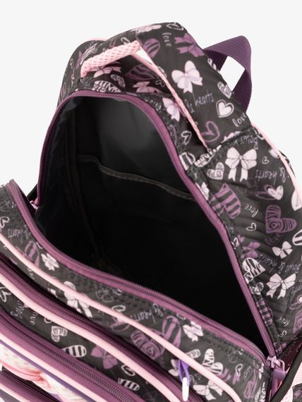 Рюкзак каркасний для дівчинки 3106-1 Чорно-фіолетовий shop (2000999567926) | Зображення 4