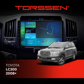 Штатна магнітола Torssen Toyota LC200 2008+ F10432 4G Carplay DSP