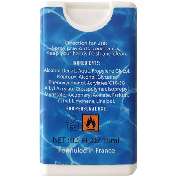 Кишеньковий санітайзер для рук Moisturising 15мл Marine flavour | Зображення 1