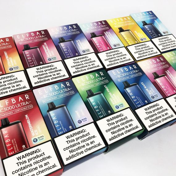 Elf Bar BC5000 Ultra. Ківі Драконів фрукт Ягода (Kiwi Dragon Fruit Berry) | Зображення 2