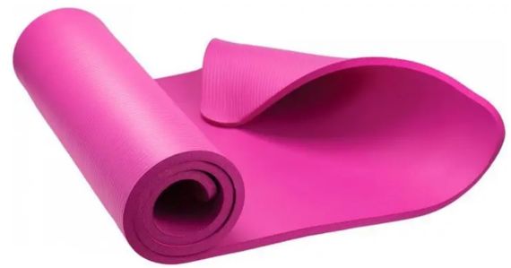 Килимок для йоги та фітнесу Power System PS-4017 NBR Fitness Yoga Mat Plus Pink (180х61х1) (PS-4017_Pink) | Зображення 5