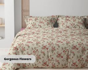 Постільна білизна полуторна ТЕП GORGEOUS FLOWERS 2-00881_24673 150х215 см