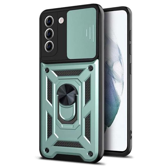 Чохол Ummi Camshield Serge Ring для Samsung Galaxy S21 Зелений